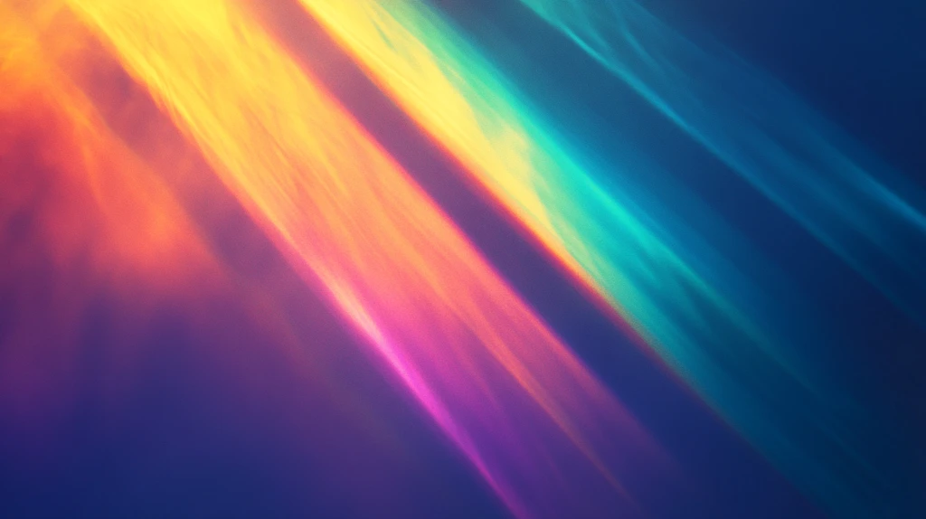 蓝棕紫黄红色渐变