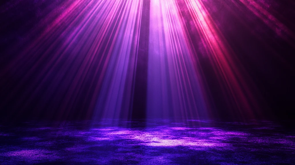 紫色舞台灯光背景图