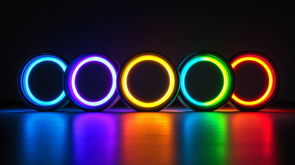 梦幻彩虹霓虹灯灯带