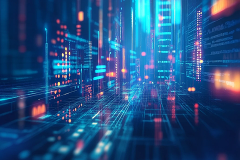 科技背景网络大数