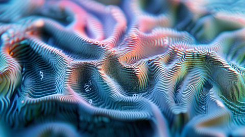 抽象连续凹凸肌理