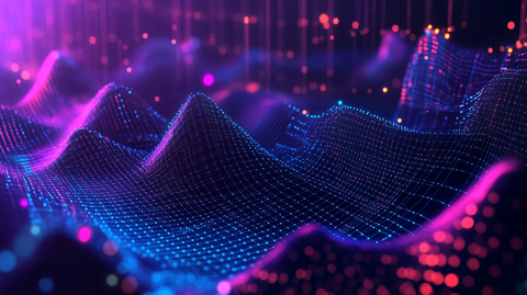 网点创意特效背景