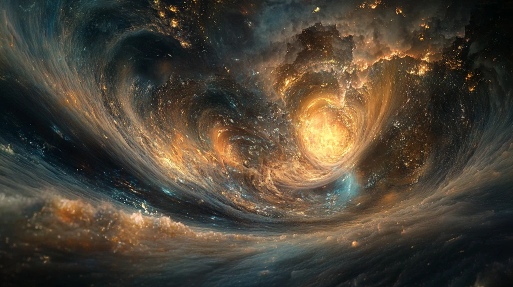 吊顶喷画宇宙漩涡