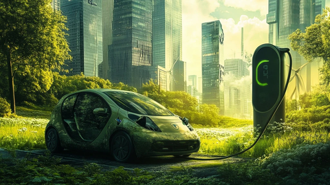 新能源背景新能源汽车