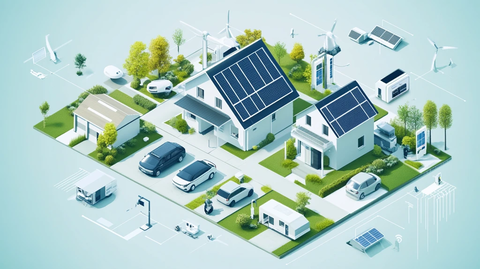 新能源插画