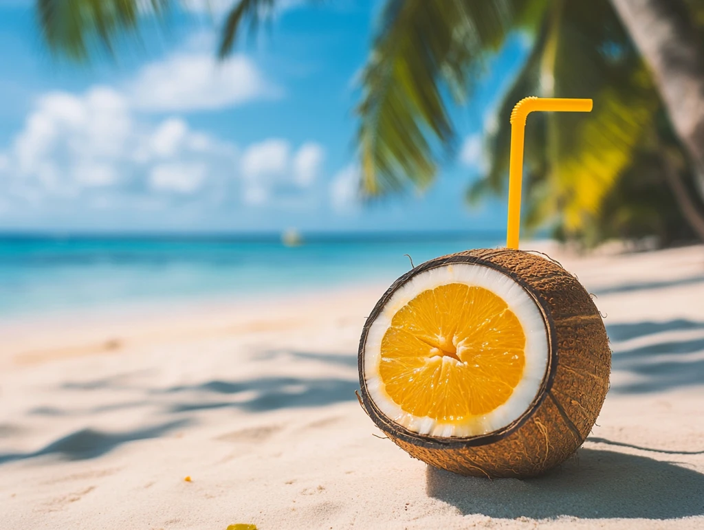 椰树下果汁时光