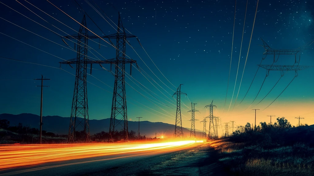 供电题材背景素材