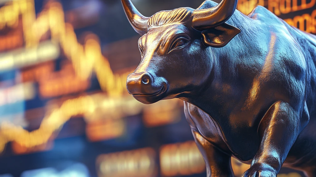 金融股票牛市创意