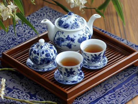 青花瓷茶具
