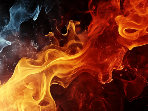 五彩火焰酷炫背景