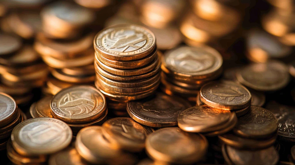 金色钱币金钱多多