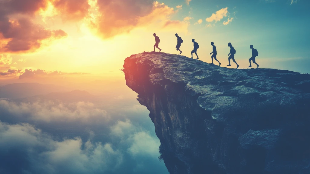 登顶成功拼搏进取征程