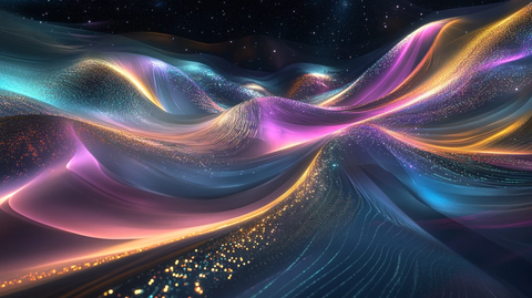 流光意境彩色渲染图案