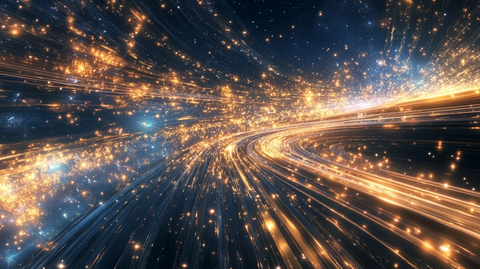 金色无限科技背景