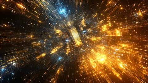 金色无限科技背景