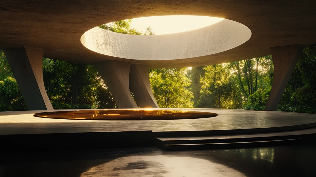 自然美无人建筑