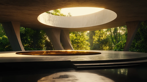 自然美无人建筑