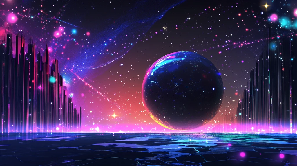 元宇宙科技背景素材