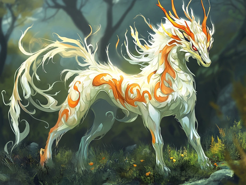 山海经异兽鹿蜀