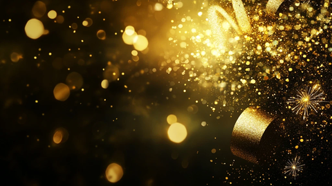 金色壁纸圣诞节素材