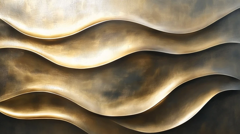 金色线条浮雕背景