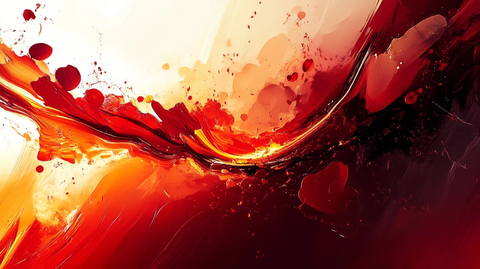 红色液体创意壁纸