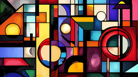 几何图形的色彩构成