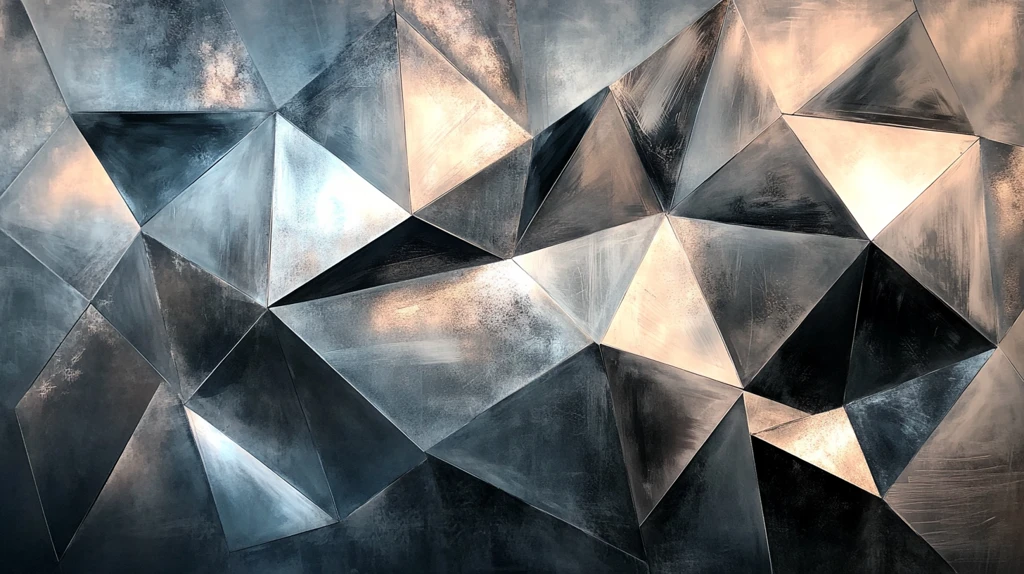 酷炫蓝水晶立体背景