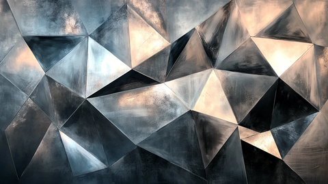 酷炫蓝水晶立体背景