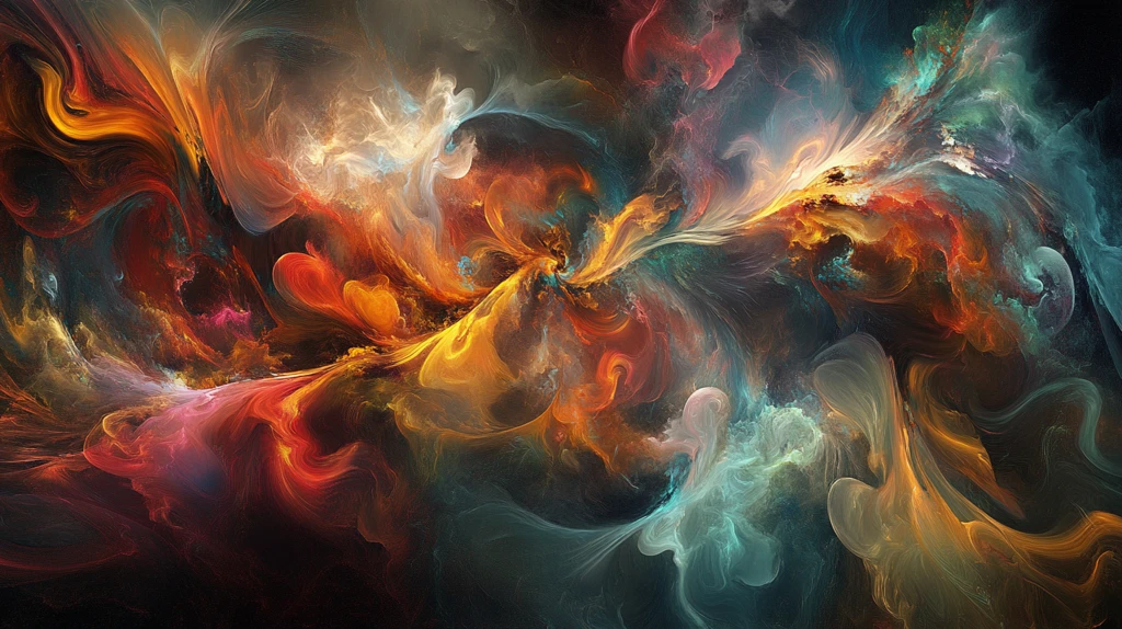 炫丽的梦幻流体画