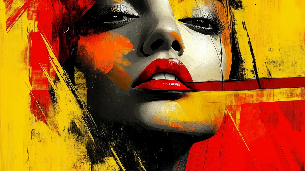 化妆整容背景装饰画