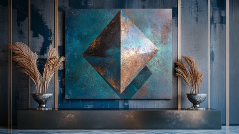 轻奢几何装饰背景墙