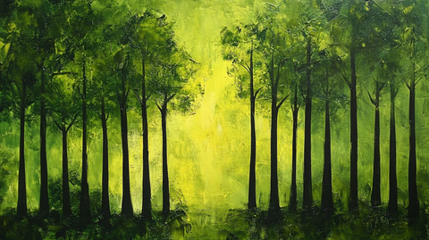 森林无框画