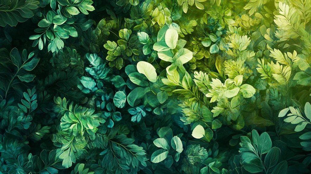 高清植物喷绘背景