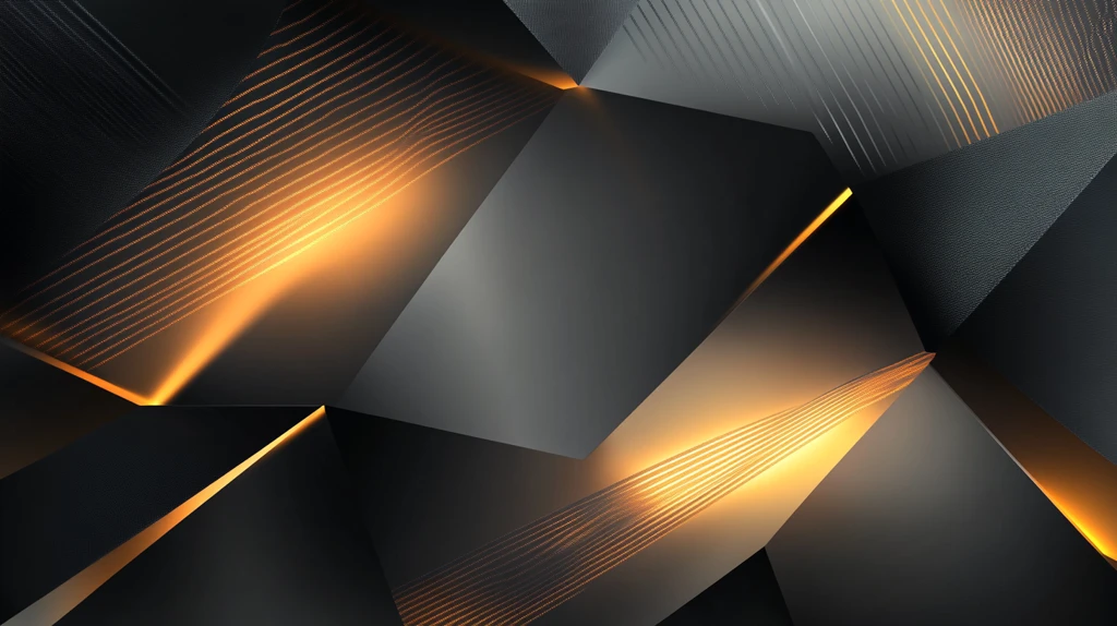 立体几何黑金背景