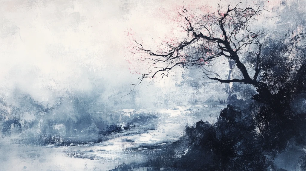 泼墨重彩风景画