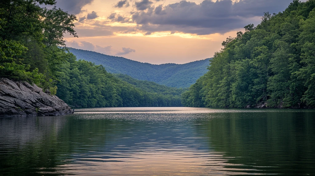 唯美自然山青水秀