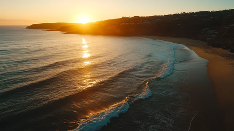 澳洲海岸线航拍