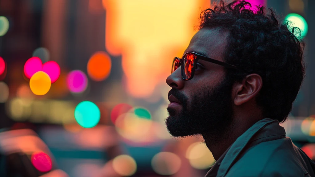 望着远方混血人