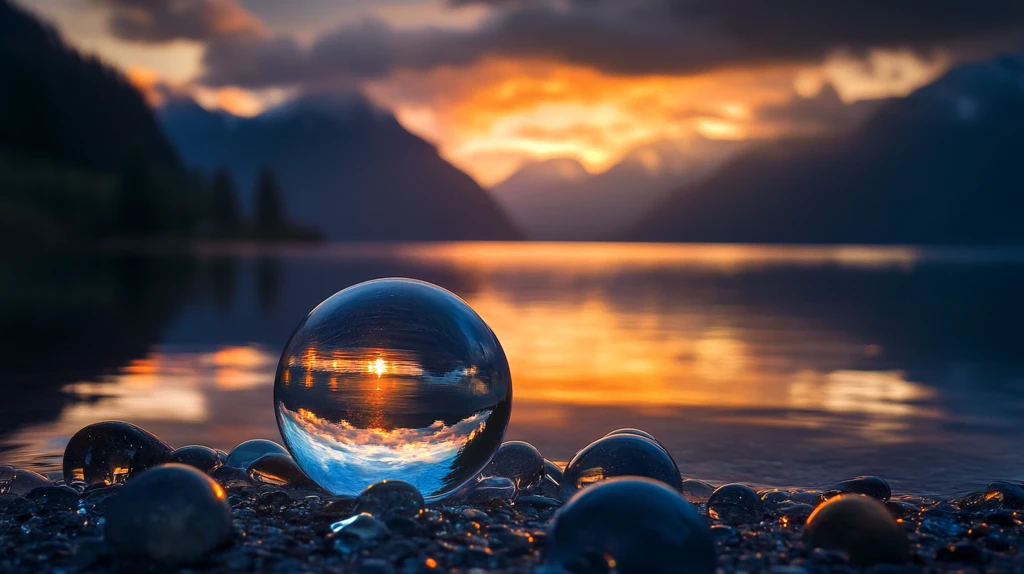 水晶球风景