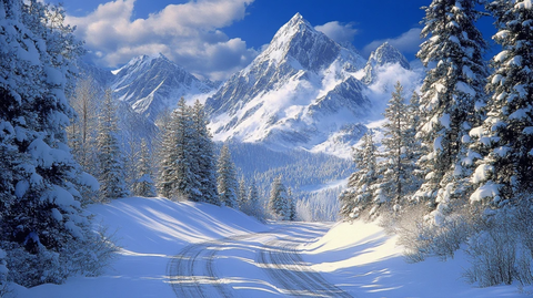 高清大画幅冬天雪景