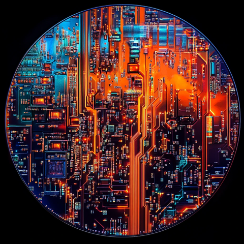 信息时代芯片电路蚀刻