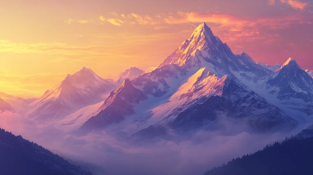 高端大气海拔背景