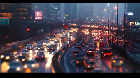 车水马城市道路