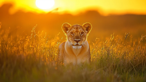 非洲野生动物非洲狮