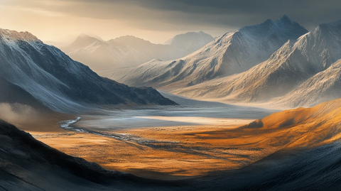 巍峨壮丽的昆仑山脉
