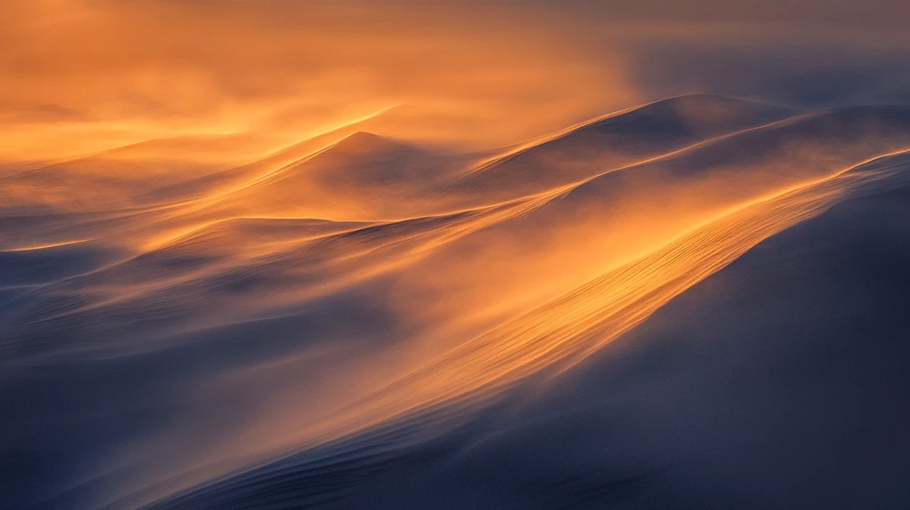 热情橙色静谧蓝色背景