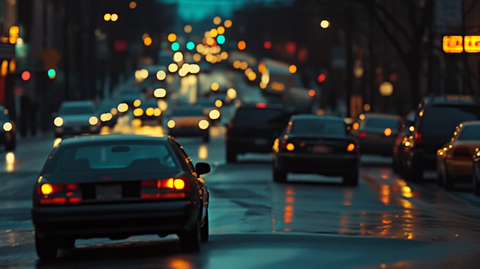 车水马城市道路