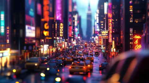 立体艺术城市场景