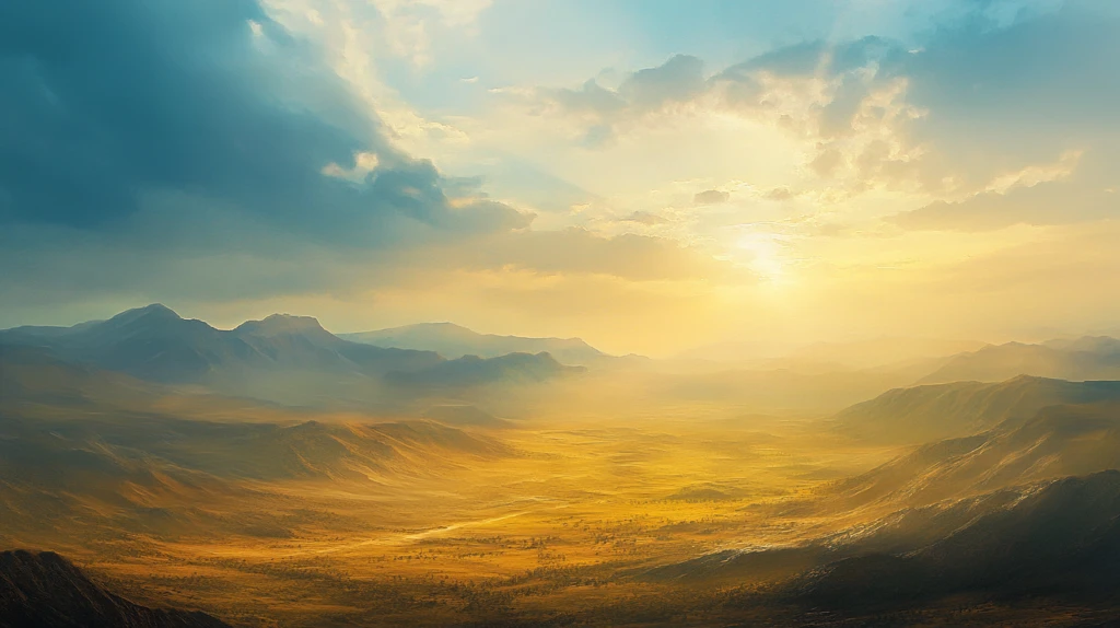 西北地区金色大气背景